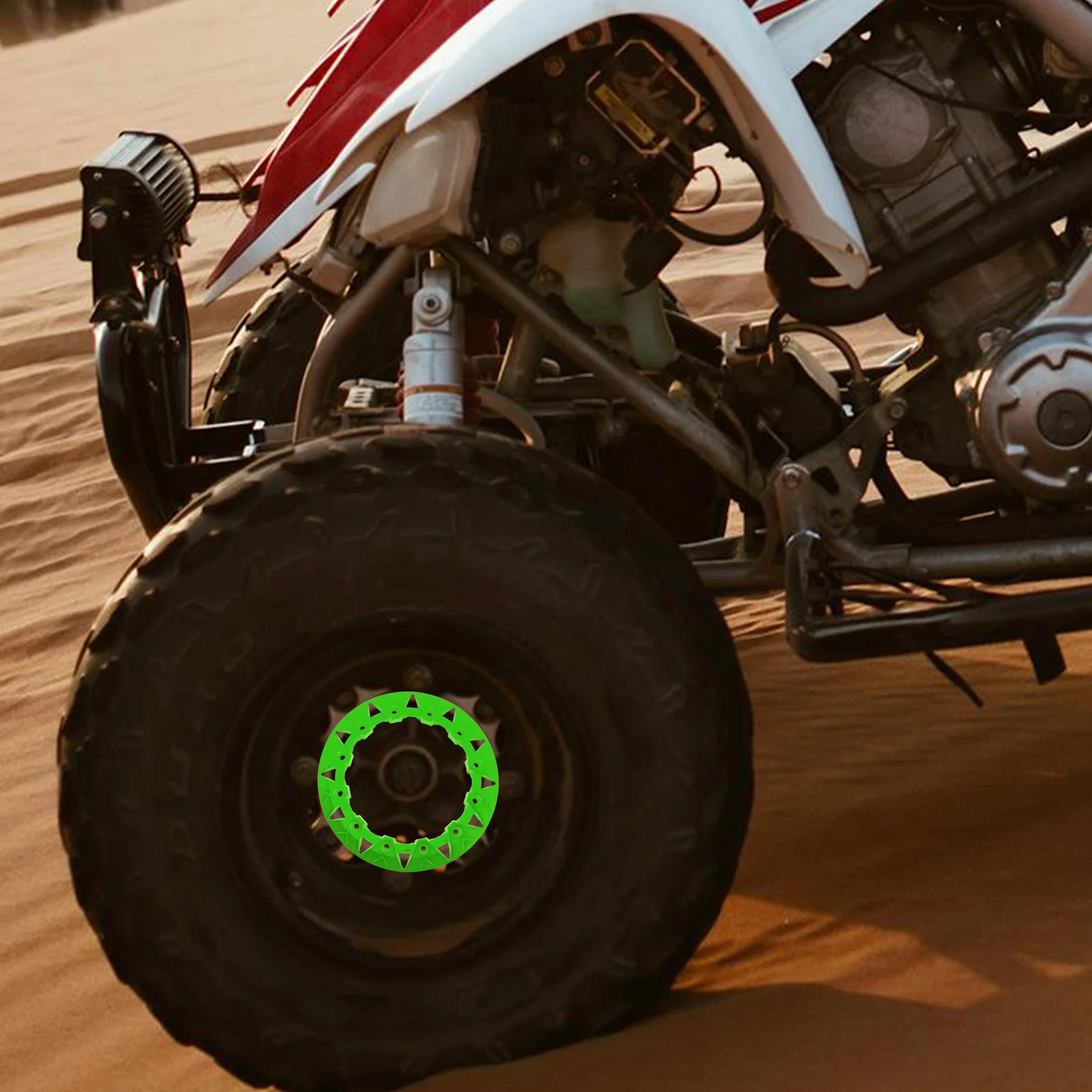 Tapón de cubo de rueda de 8 pulgadas, carrito de playa Atv, accesorios universales, Protector de llanta, cubierta de neumático, decoración, protector embellecedor, piezas de rueda de motocicleta