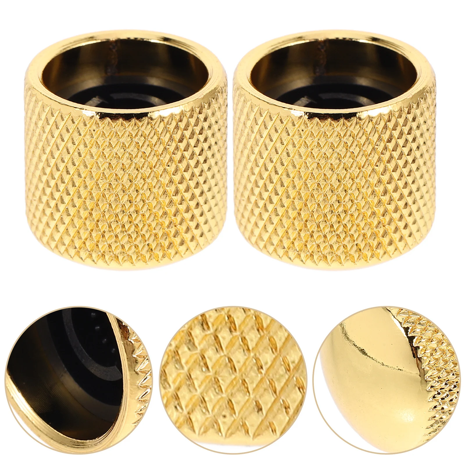 

4Pcs Electric Guitar Knobs Control Knobs Durable Easy Install Enhanced Control Versatile Compatibility