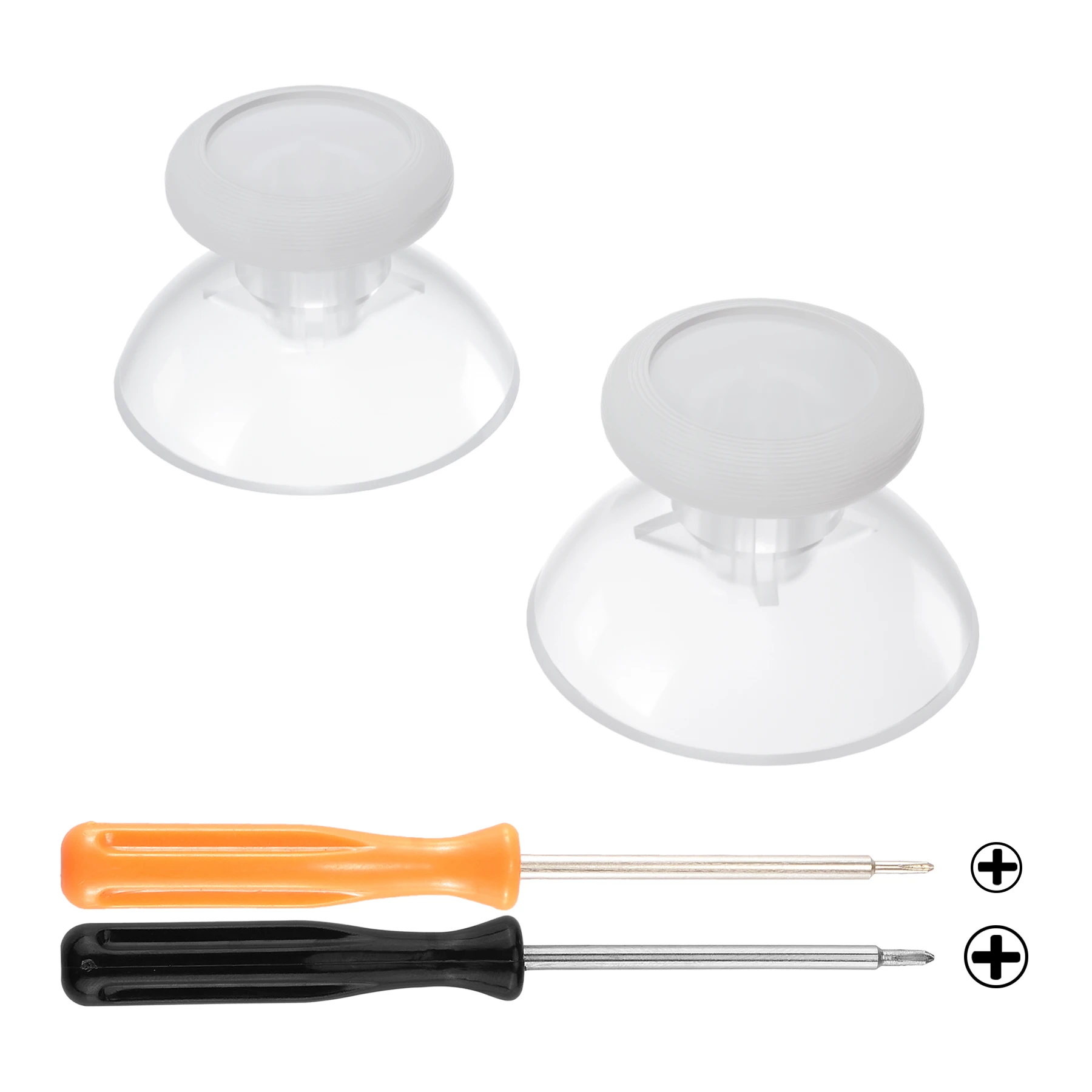 توهج المتطرفة في الظلام الأخضر المزدوج اللون عصا التحكم Thumbsticks التناظرية مع مفك البراغي فيليبس ل NS التبديل برو تحكم