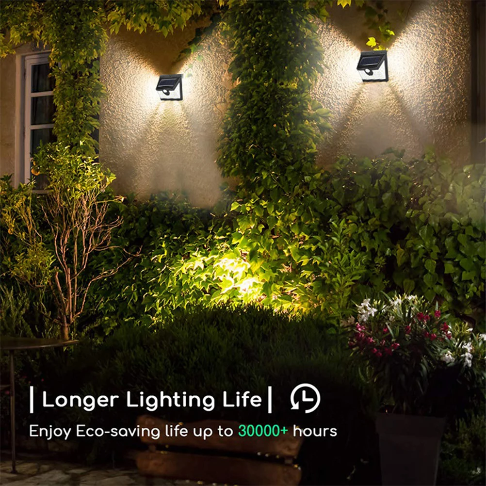 

Solar Wall Light Porch Outdoor LED Lights Waterproof Garden Lamp Motion Power for Outdoors