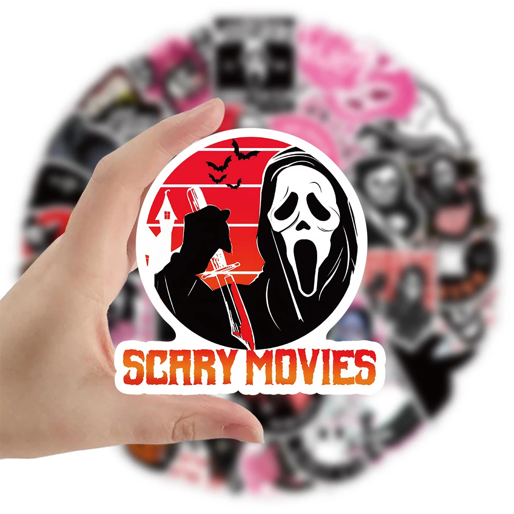 10/30/50pcs Waterproof Dead Horror Stickers Funny Halloween Cartoon Sticker Motorcycle Phone Wall Notebook Graffiti Decal Toys
