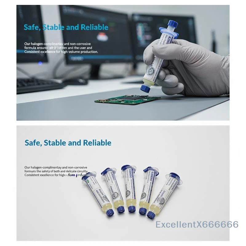 RMA-218 No-Clean Lead-Free Soldering Flux Paste 10cc 1Pcs Solder Paste for Drone Circuit Maintenance