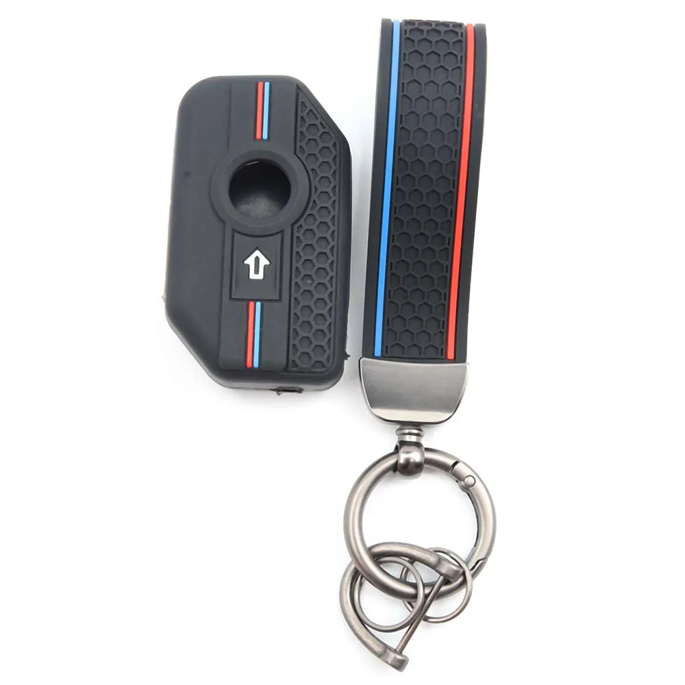 Silicone Key Case Skin Cover for BMW R1250GS R1200GS C400gt F750GS F850GS K1600B K1600GT R1200RS R1200RT F900R F900XR Motorcycle