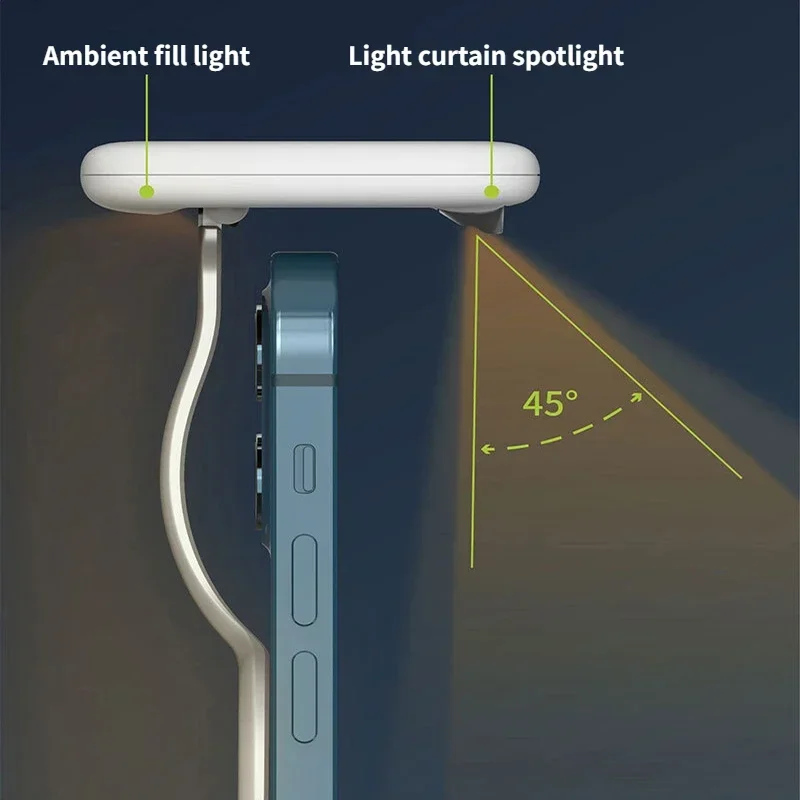 Iphone Telefon komórkowy MagSafe Ekologiczne światło wypełniające LED Proste nocne czytanie Anty-niebieskie światło Ochrona oczu Ekran Lampa wisząca