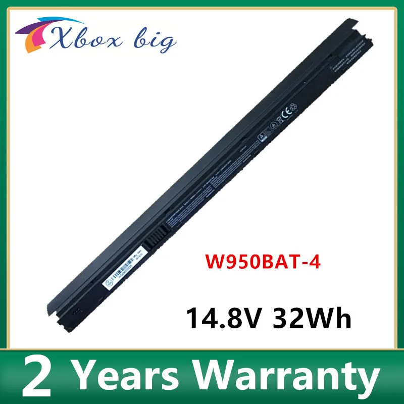 

W950BAT-4 New Laptop Battery For Clevo 6-87-W95KS-42F 6-87-W95KS 4ICR18/65 bateria 14.8V 32Wh