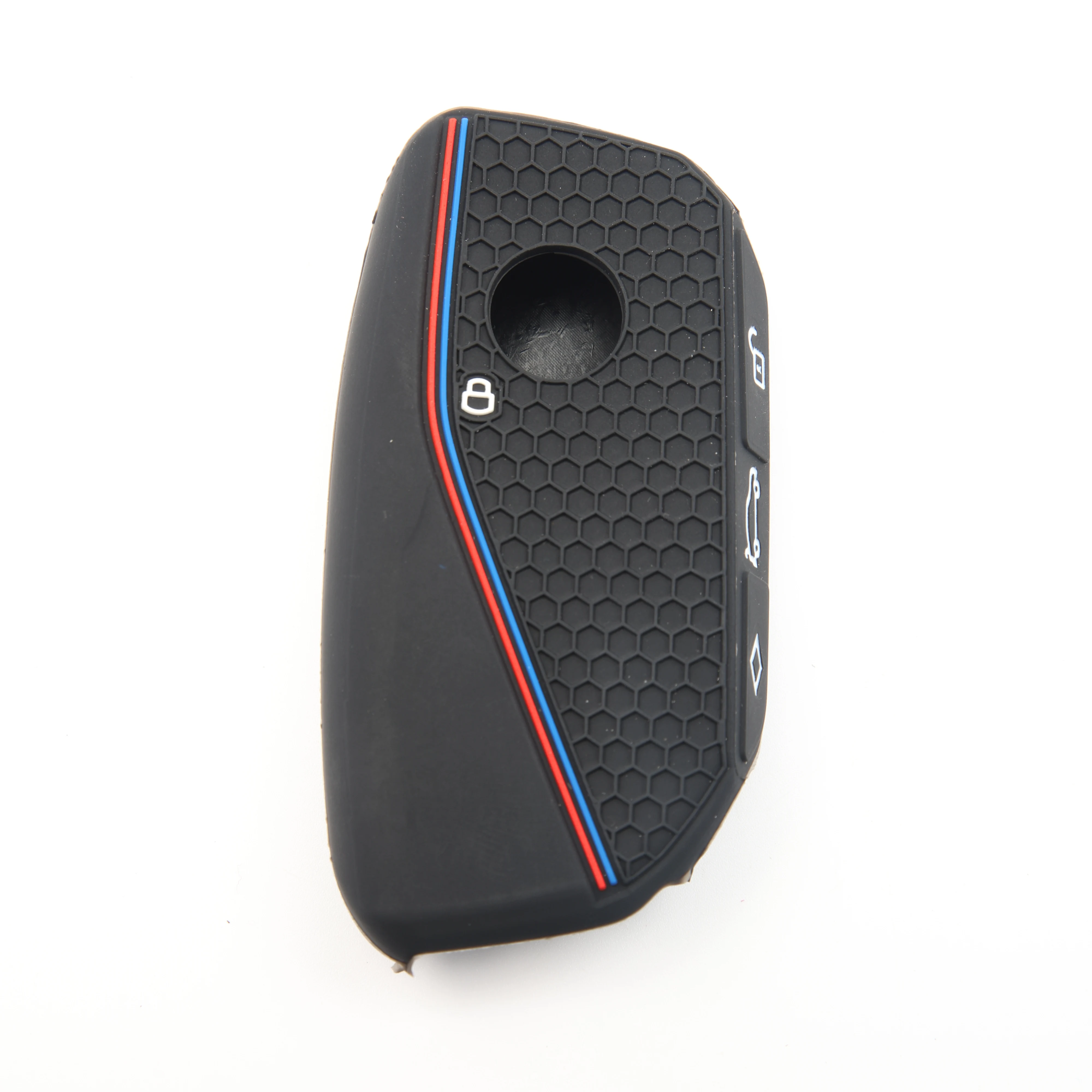 

Силиконовый чехол-накладка для автомобильного ключа BMW (I7, X7, G07 LCI, IX, I20, X1 U11, 7 Series G70, G09, XM U06, G81, M3) – аксессуары для ключей