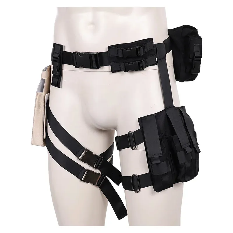

COSda@Adult Leon Scott Kennedy Disguise Cosplay Belt Leg Gunbag Game Roleplay Props Halloween Carnival Party Costume Gifts Acces