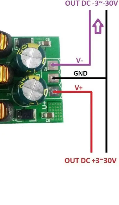 

20W Dual Output Power Supply DC DC Step-up Boost-Buck Converter Module 3.6-30V Input ±5V/6V/9V/10V/12V/15V/24V Positive Negative