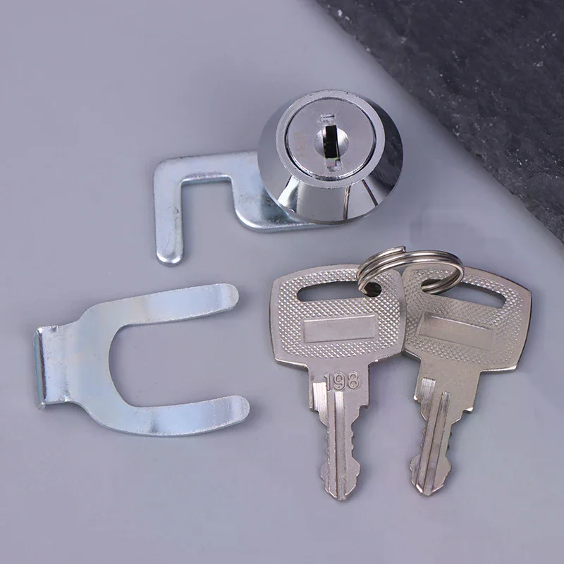 Mini Cam Lock With Quick Clip For Cash Tray Box Drawer Lock Money Case Cabinet Airbox Mailbox Toolbox Lock Cylinder