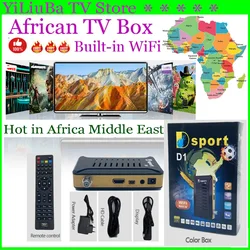 [Genuine]DSport D1 Best Satellite Decoder Receiver DS TV FHD1080p Digital DVB-S2 decoder Builtin WIFI upgradation from Qsport Q1