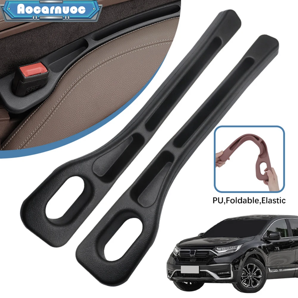 2pcs/set Car Seat Gap Filler Strips Accessories For Honda CR-V CRV MK1 MK2 MK3 MK4 MK5 1995-2017 2018 2019 2020 2021 2022 2023