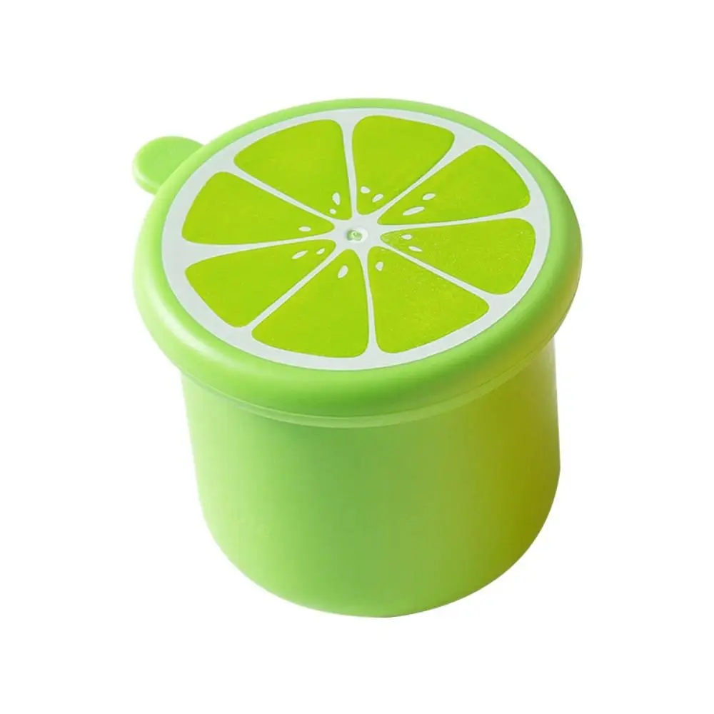 Simplicity PE Ice Cube Mould Portable Lemon Pattern Ice Cube Tray Durable Home Kitchen Ice Box Cylinder