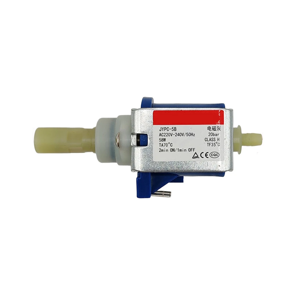 Silver Iron Solenoid Valve Water Pump For Espresso Coffee Machine 700ccmin Flow Rate AC 110V 120V Brewing System Accessories