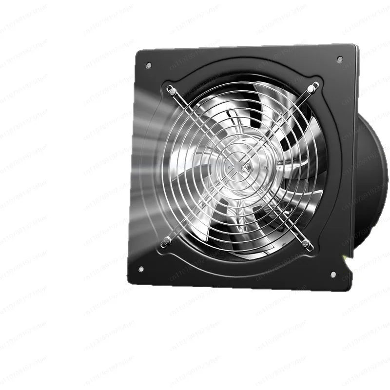 

8-дюймовый осевой вентилятор прямого привода, высокоскоростной вытяжной вентилятор 8 дюймов для вентиляции воздуха на кухне и в ванной, полностью герметичный двигатель из чистой меди