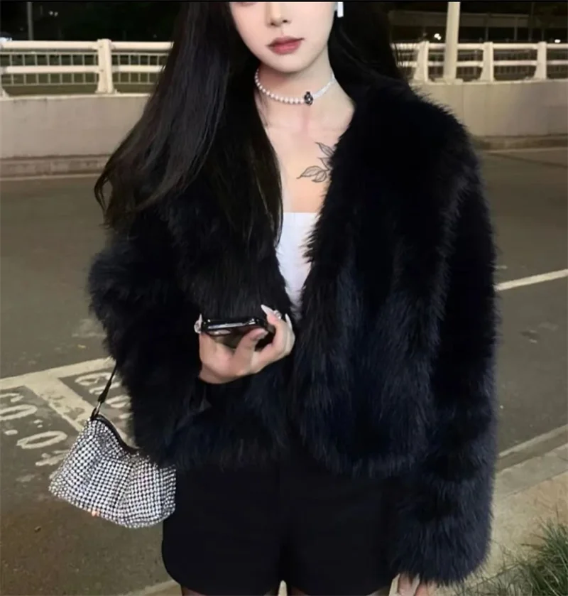 Women's fur Coat fur Coat Women New fur Coat Autumn and Winter new Short Topeka Young fox Fashion Explosions Mao Mao tops Joker