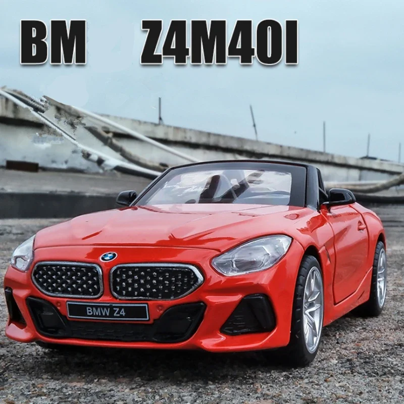 1:32 BMW-Z4 M40i Convertible Coupe Alloy Sports Car Model Diecasts Metal Toy Vehicles Car Model Simulation Collection Gift