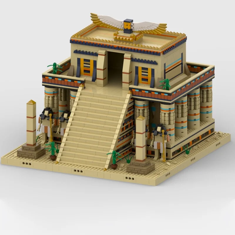 3841 قطعة MOC معبد مصر القديمة وحدات نموذج اللبنات العمارة تجميع DIY بها بنفسك هدايا عيد الميلاد لعبة تعليمية للأطفال #2