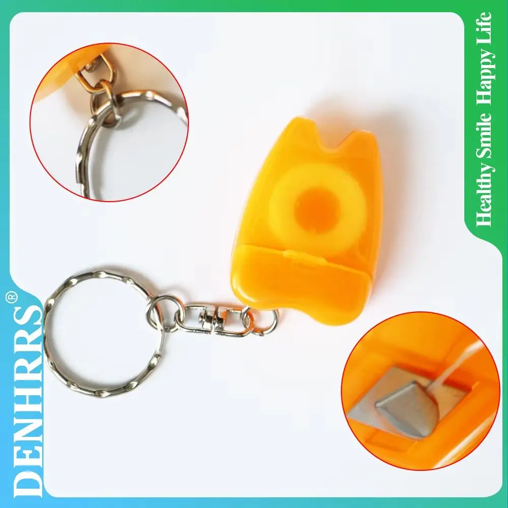 

5/12 шт. портативная зубная нить с брелоком для ухода за полостью рта