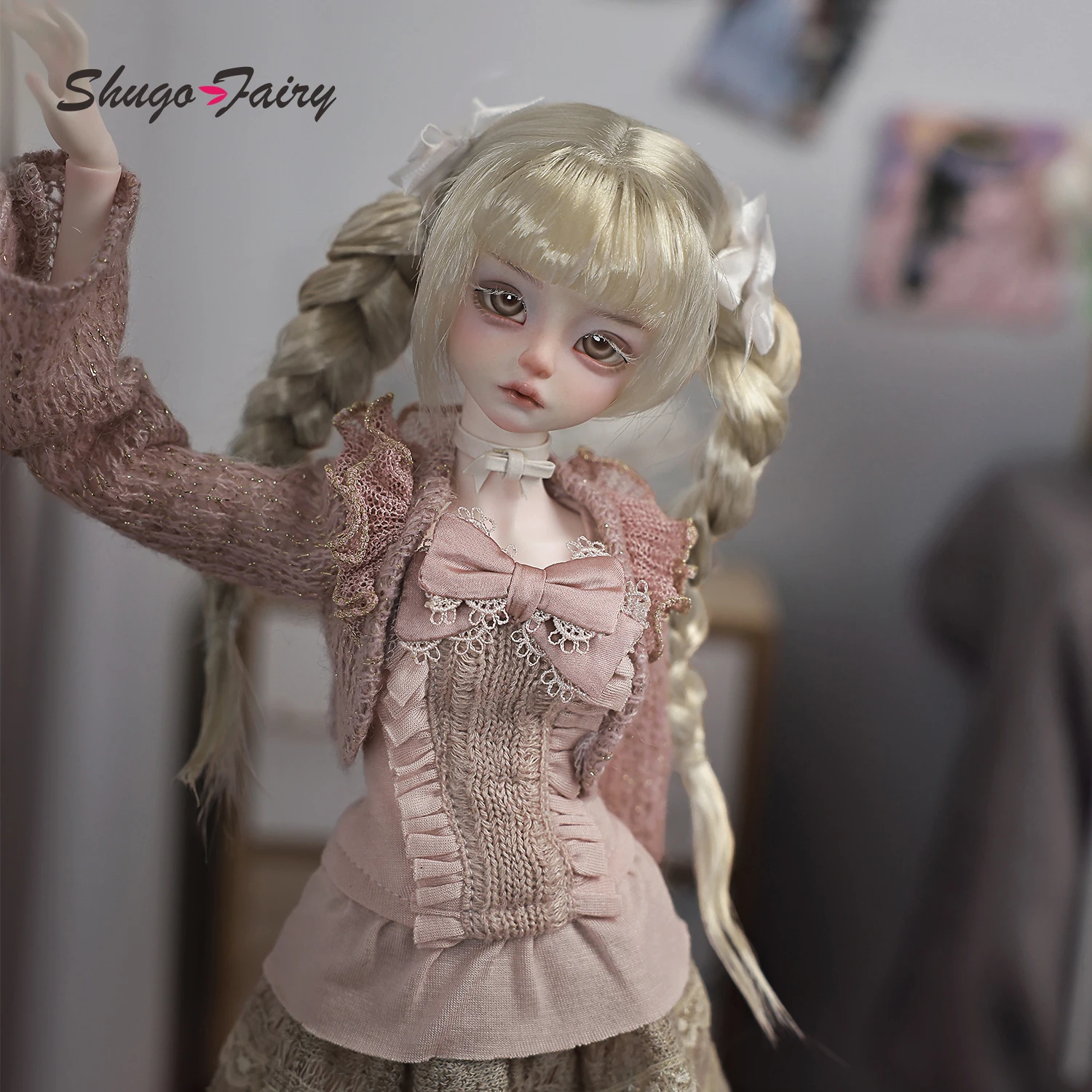 

ShugaFairy Kikyou Bjd кукла 1/4 голова Барли боди винтажный стиль Лолита шарнирное тело детские игрушки для девочек BJD куклы