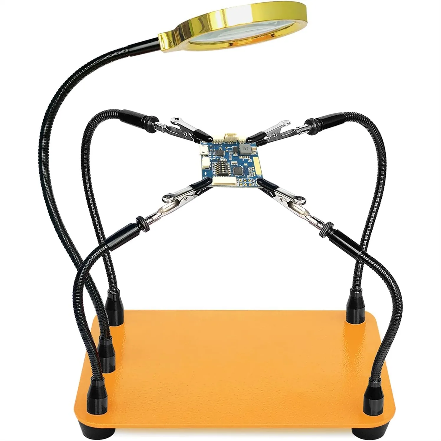 

Паяльные лапки-держатели с увеличительным стеклом, гибкие кронштейны для ремонта электроники и ювелирных изделий — незаменимый инструмент