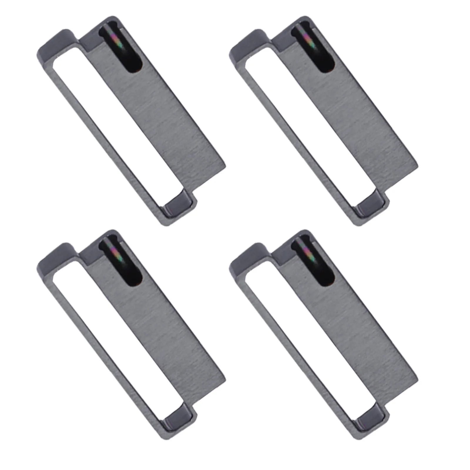 4Pcs Stainless Steel Watch Band Adapter Replacement Connector Suitable for Smart Watch Band Accessory 20Mm Adapter Compatible