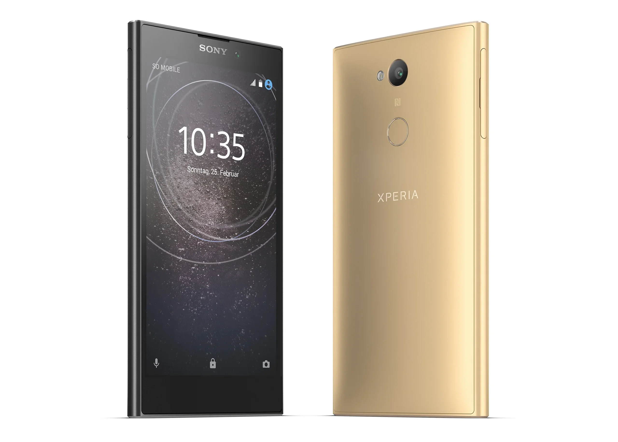 잠금 해제 오리지널 소니 Xperia L2 휴대폰, 5.5 인치, 3GB + 32GB, 싱글/듀얼 SIM 휴대폰, 13MP + 8MP 쿼드 코어 안드로이드 L2 l2 스마트폰