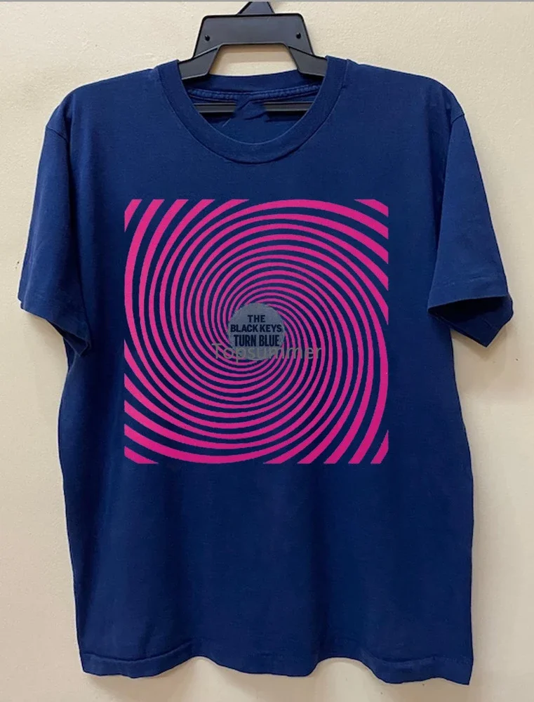 The Black Keys Turn Blue Unisex T-shirt, Presente do fã, S-2345Xl, Tma1170