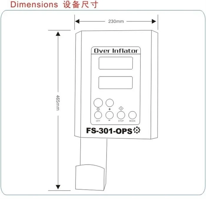 Tyre Inflation With LED Display Rapid Aerator Wall-Mounted Tire Automatic Inflator Machine Auto Start Inflation Equipment