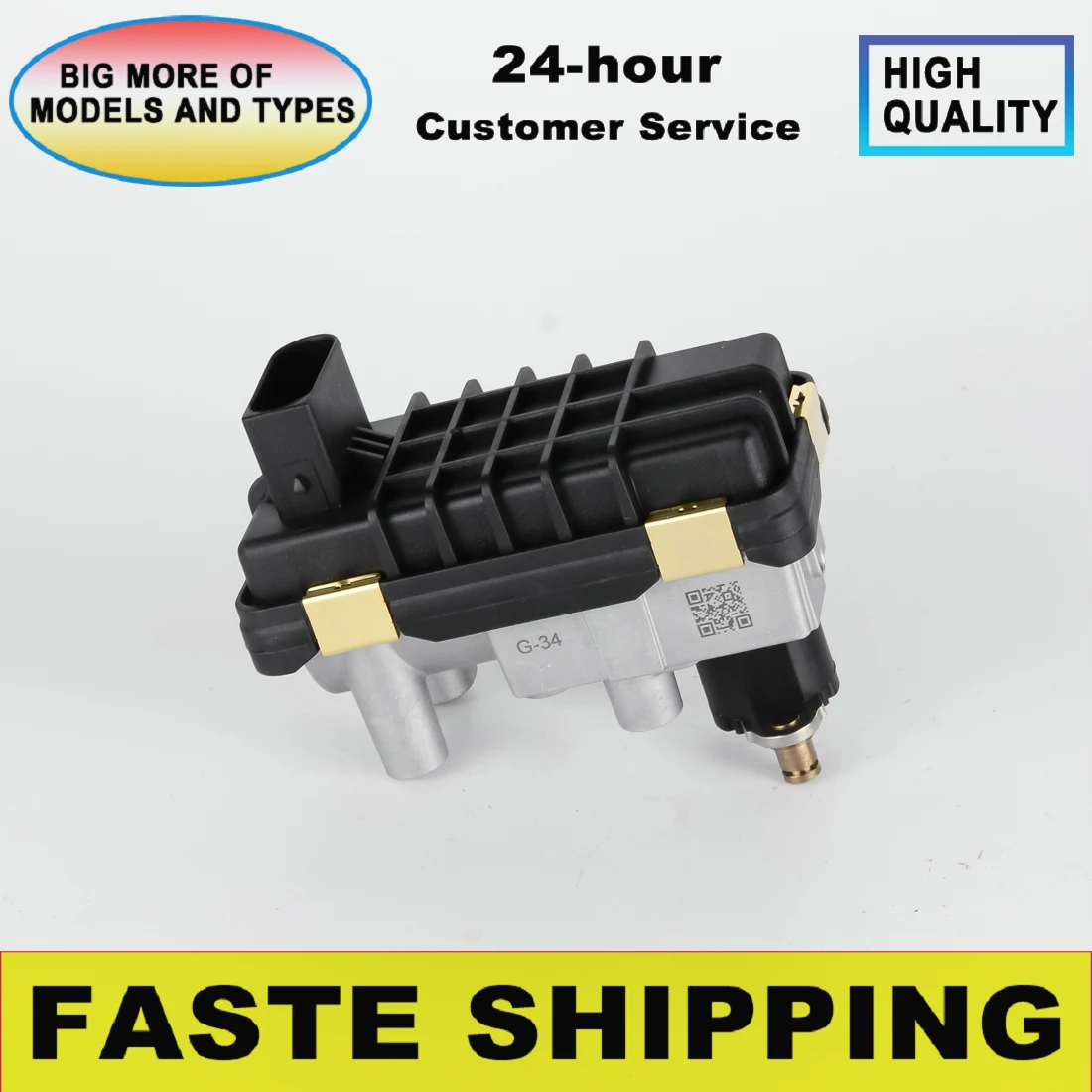 Turbo Actuator Electronic GTA2052V 752610-5032S Wastegate for Ford Transit VI 2.4 TDCi 103 Kw Puma 2006- G-34 752406 6NW009206