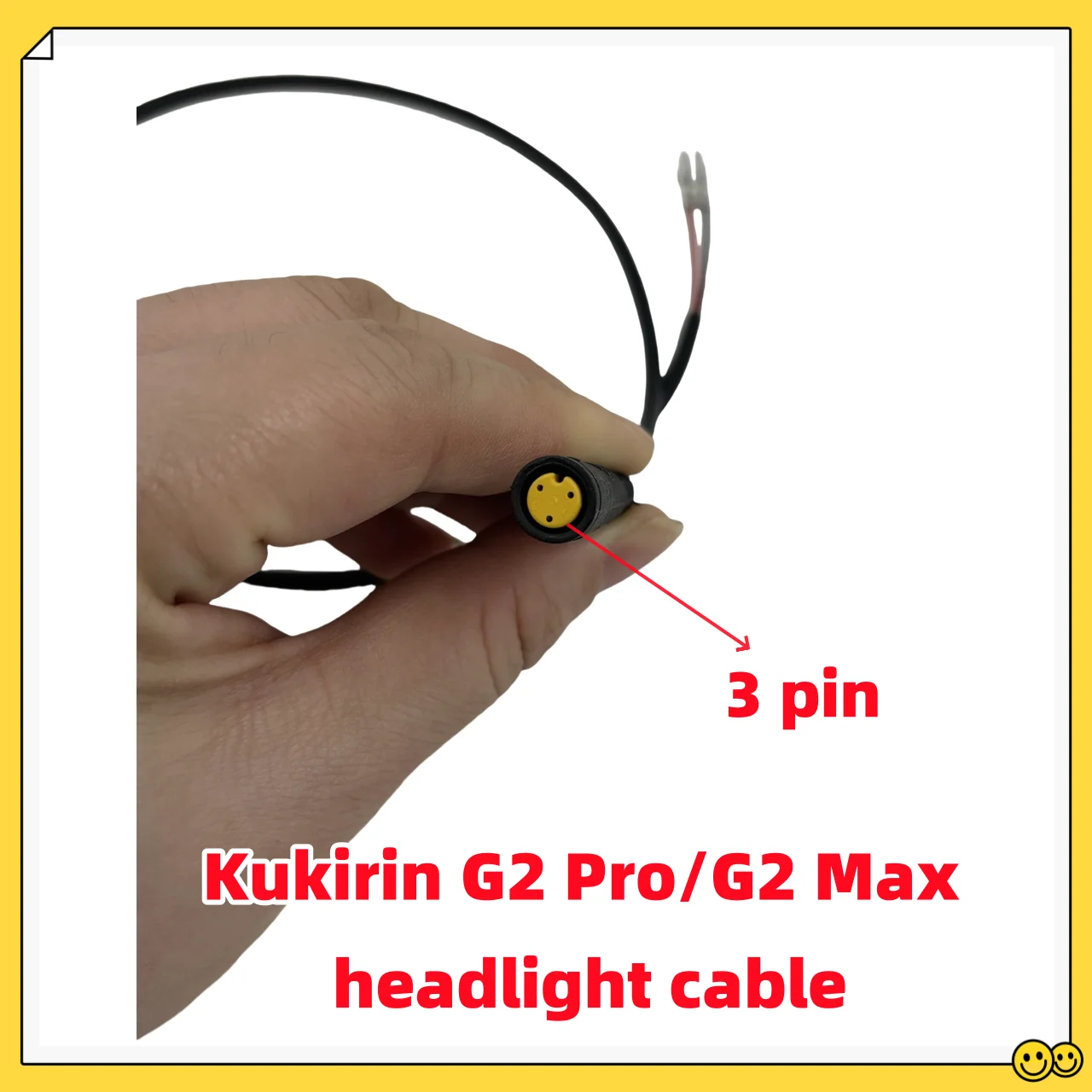 Original Kukirin Scooter Parts headlight Cable for Kukirin G2 Pro And Kukirin  G2 MAX  headlight cable  Spare Parts Accessories