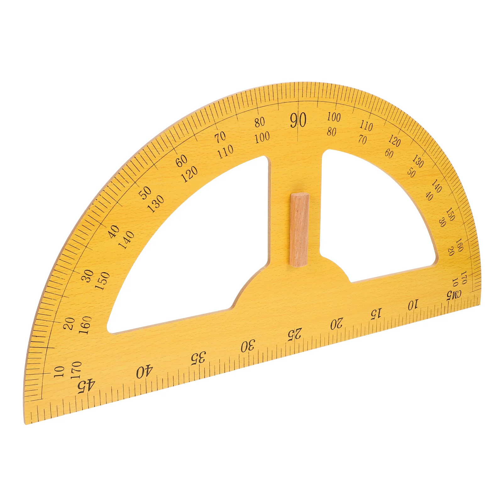 

Giant Semi-Circle Teaching Protractor Large 180 Degree Angle Measuring Drawing Tool for Math Teacher Supplies Giant Protractor