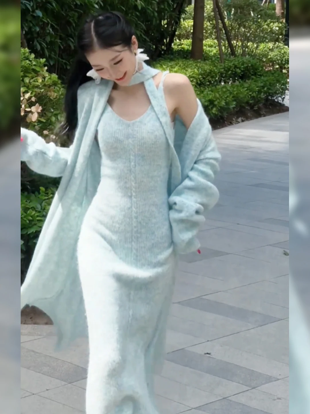 

Soft Lazy Knitted Dr Sweater Coat Women's Faion Set Autumn Winter New Sle V-ne Long Sve Casual Loose Fit Ensemble