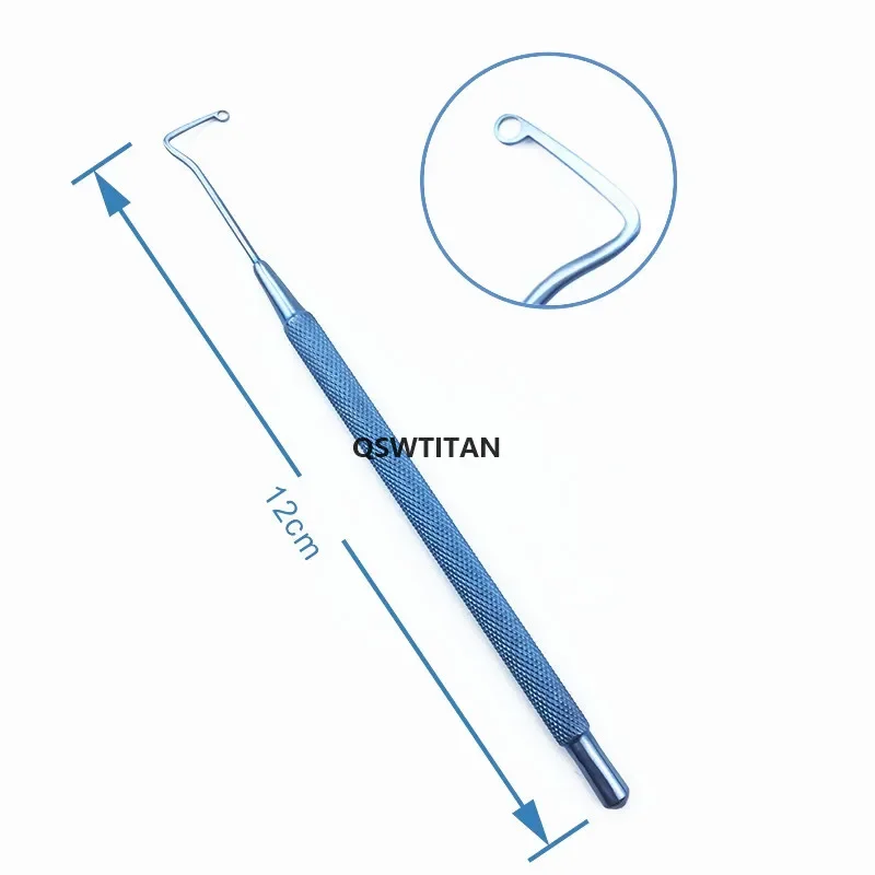 Drysdale Nucleus Repositor Synechiae Retina Detachment Ophthalmic M-Hook Chopper Splitter Titanium