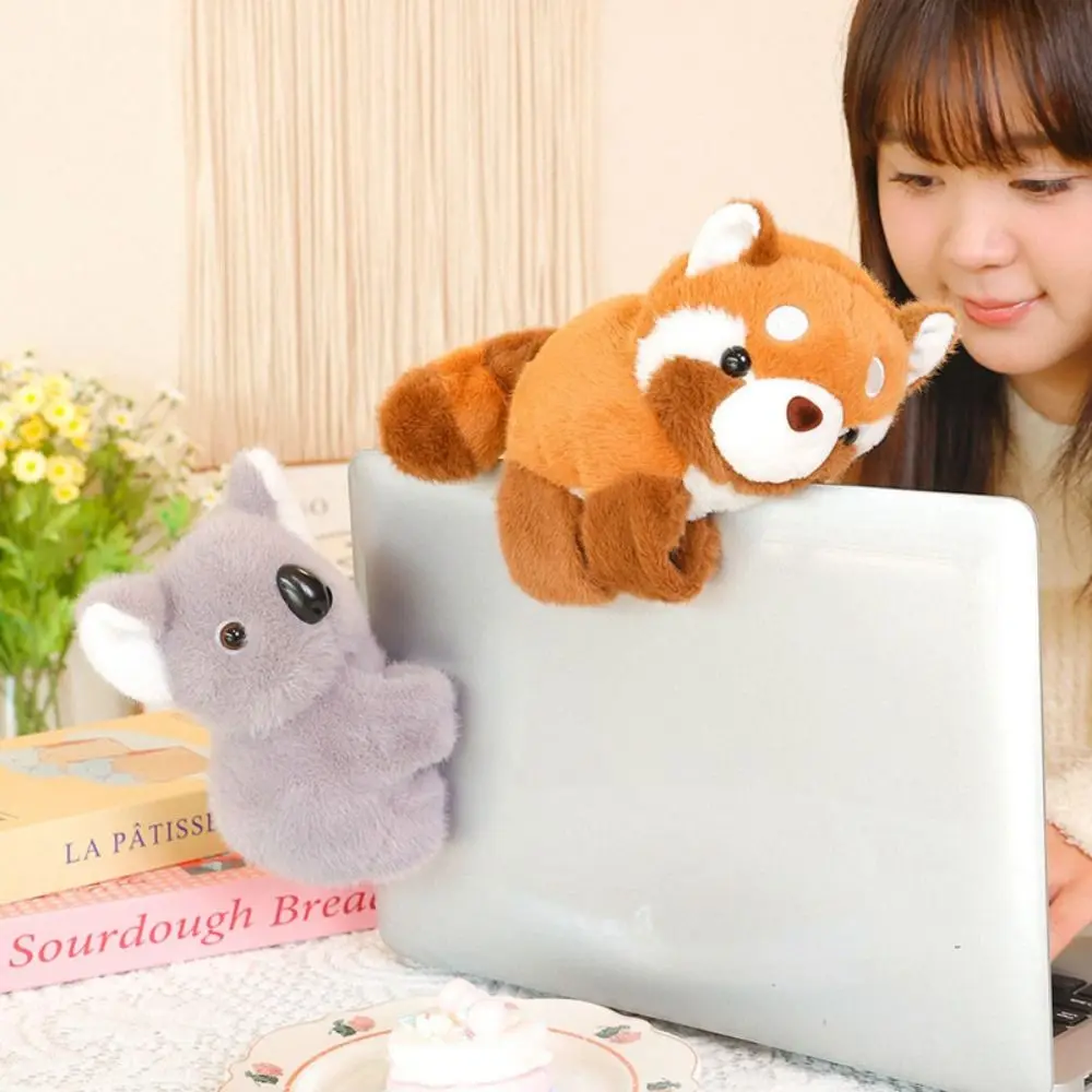 Tartaruga recheada zoológico série tartaruga tapa pulseira simulação guaxinim boneca tapa pulseira bonito estilo de pulso elefante faixa de pulso