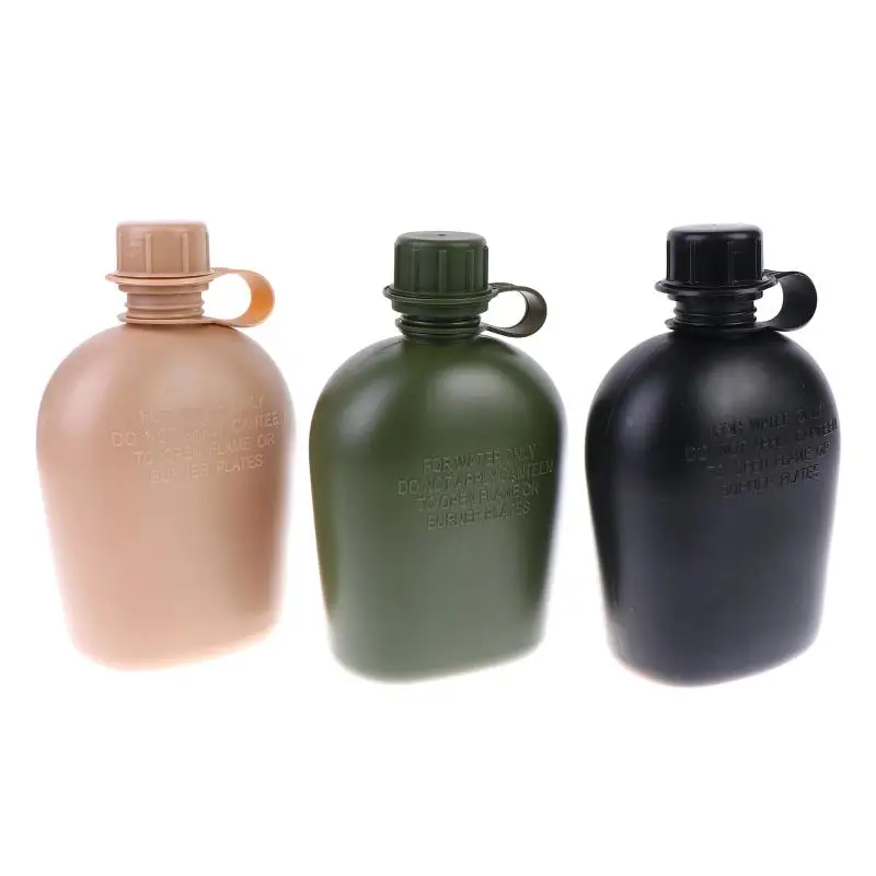 Hot American Style Tactical Single Soldier Water Bottle High Polymer Outdoor Camping Fan Water Bottle