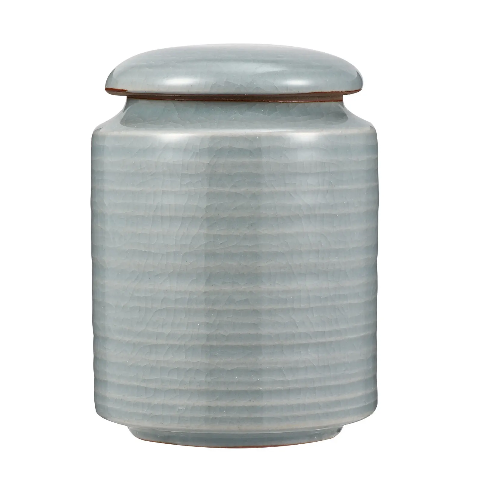 

1Pcs 250ml Exquisite Sealed Ceramic Jar Dustproof Sugar Cereals Pot Practical Snack Storage Container Ceramic Storage Jar