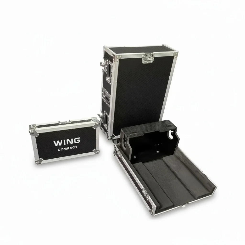 ATA Flight Case, Aluminum Frame Plywood Road Case, 3 Lips Design Aviation Case, Waterproof Transport Tool Storage Case