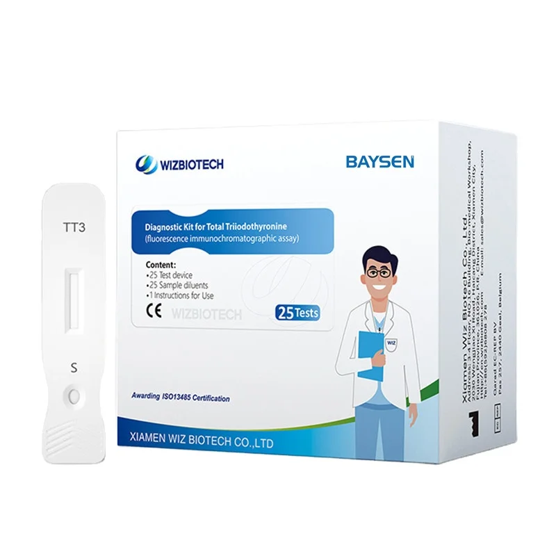 Total Triiodothyronine T3 Antigen Quantitative Assay Test Kits Rapid Diagnostic 