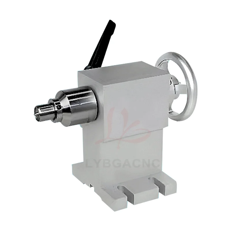 2026 New CNC Short Tailstock Waterproofing For Rotary Axis 4th A-axis CNC Engraving And Milling Machines Center Height 105mm