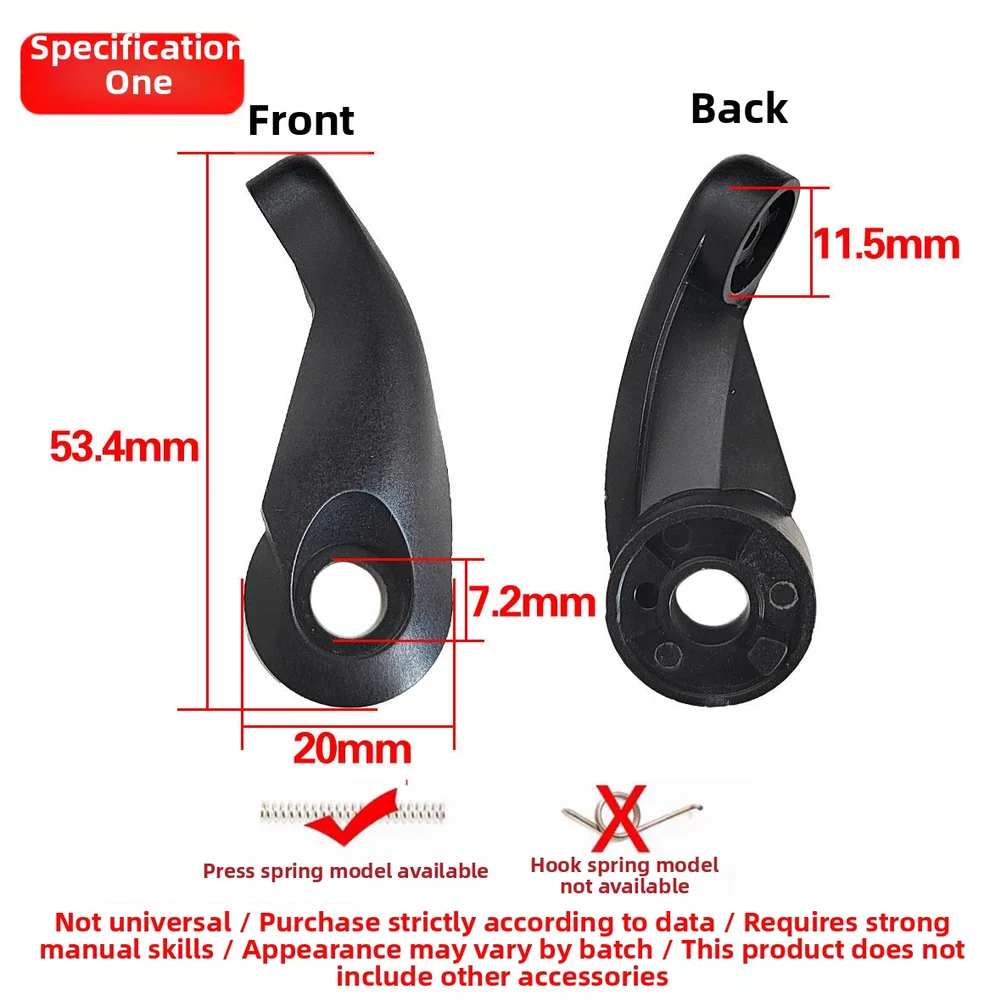 1Pc Fishing Reel Line Thrower Base Support Bracket Wire Loop For Spinning-Reel Modification Black Plastic