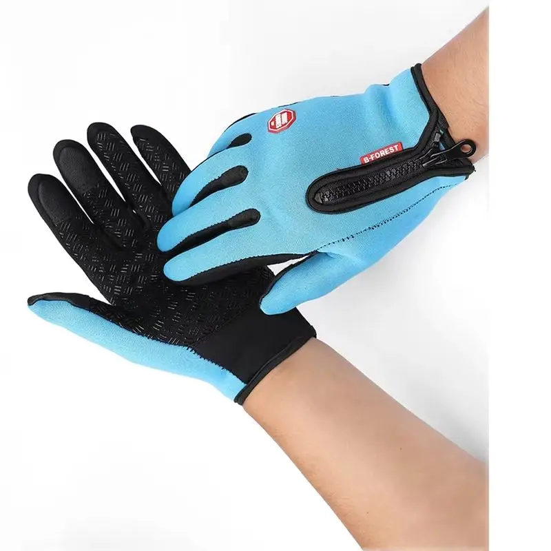 Heated Winter Motorcycle Cycling Gloves Touch Screen Compatible Waterproof Anti-Slip for Yamaha MT Dirt Biker Women's Guantes