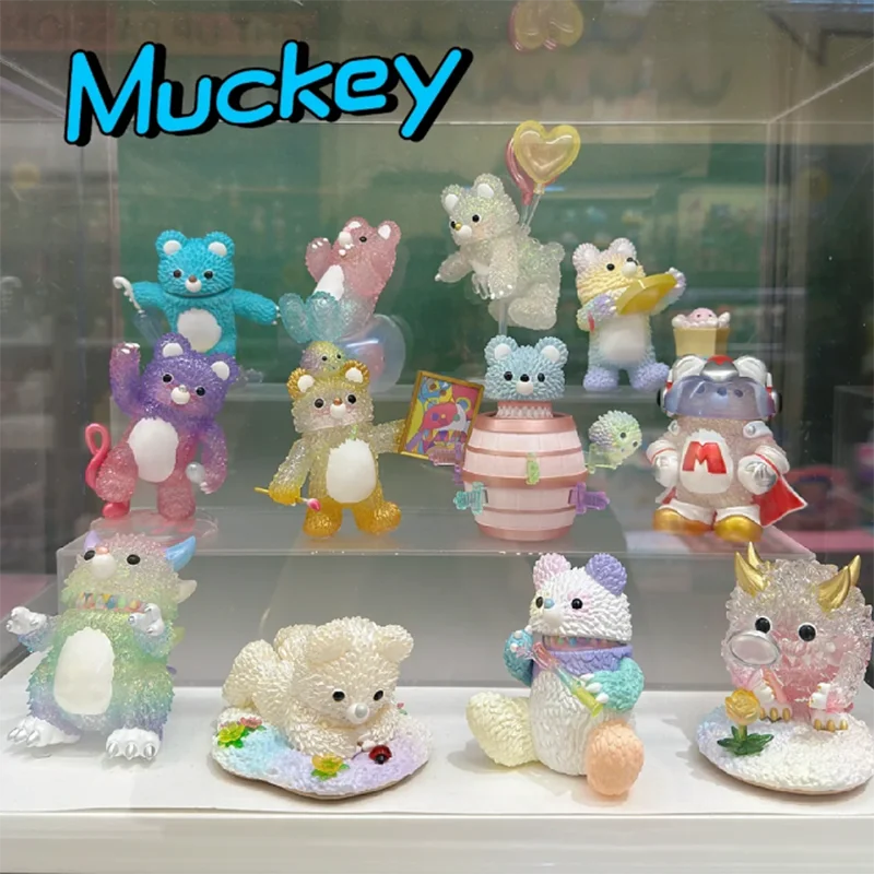 Genuine INSTINCTOY Muckey Play Time Series  1PC/12PCS Super cute  Action Figure Cute Toy Tabletop decoration