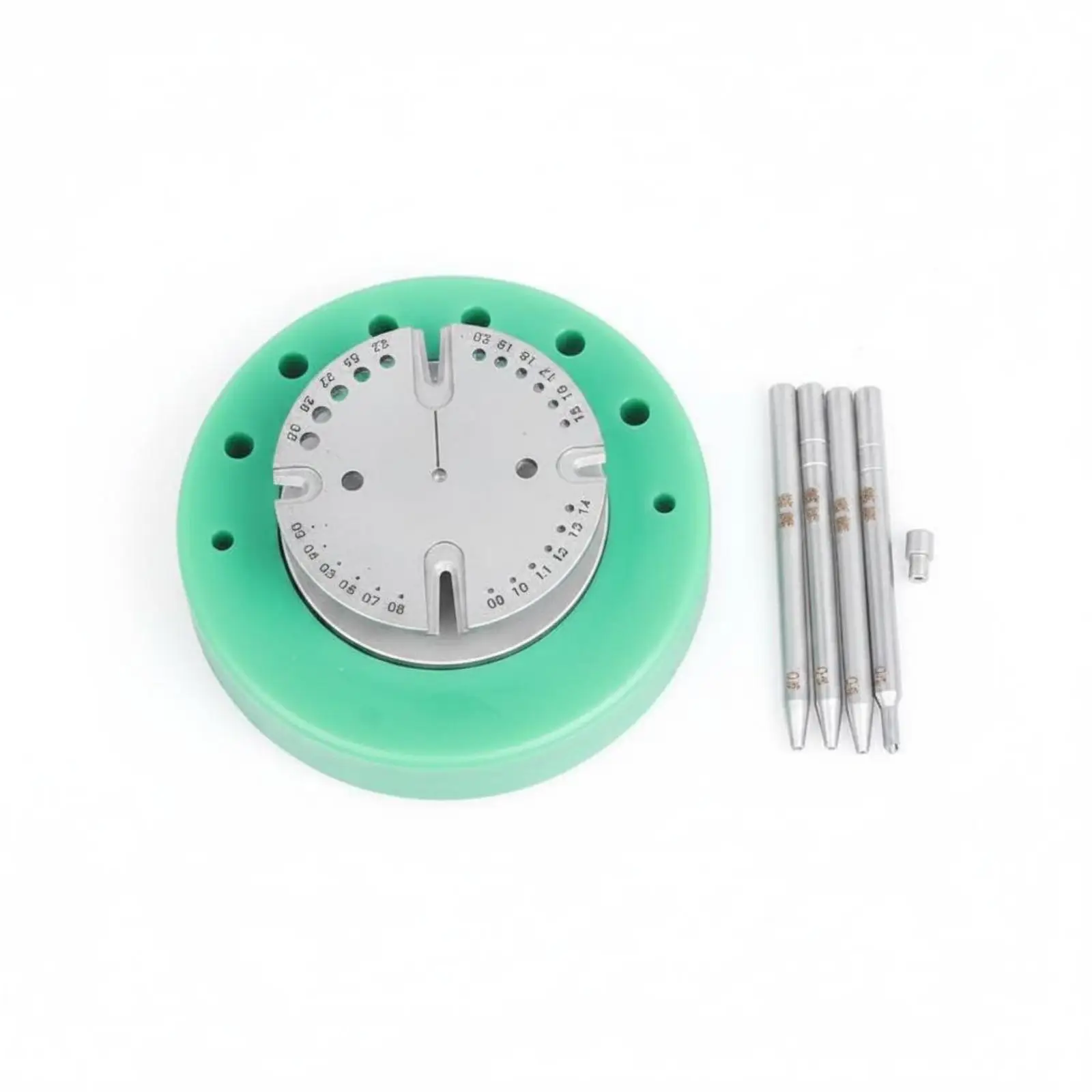 Punching tool for balance wheel, full metal watch hairspring