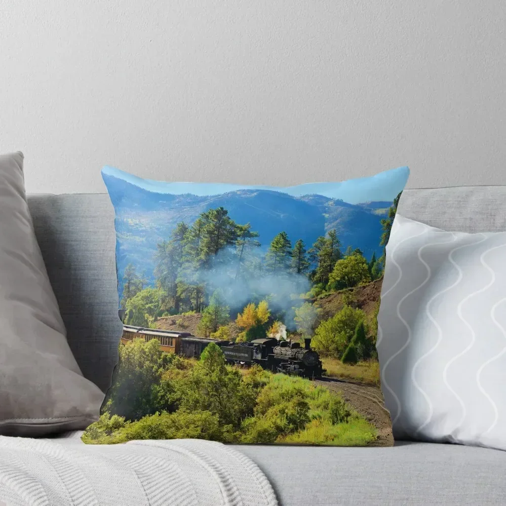 Durango Silverton Railroad Throw Pillow luxury sofa pillows christmas ornaments 2025 Luxury Cushion Cover Sofa Cushions pillow