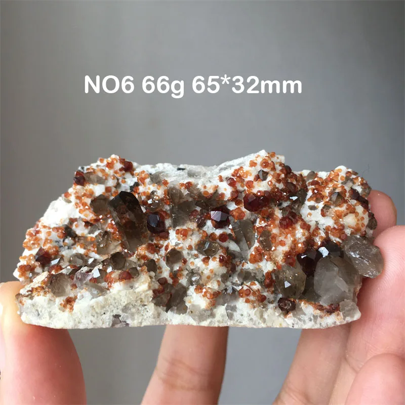 Natural Garnet Rough Crystal Mineral Specimen Quartz Raw Rock Stone Healing Home Decor Gift Collectibles
