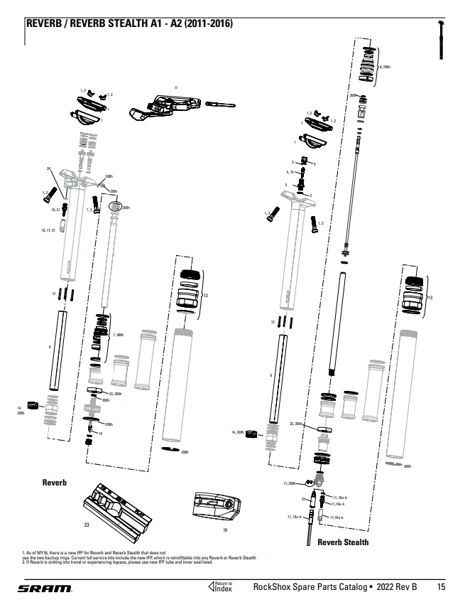 SRAM 11.6818.017.000 REVERB INNER SEALHEAD