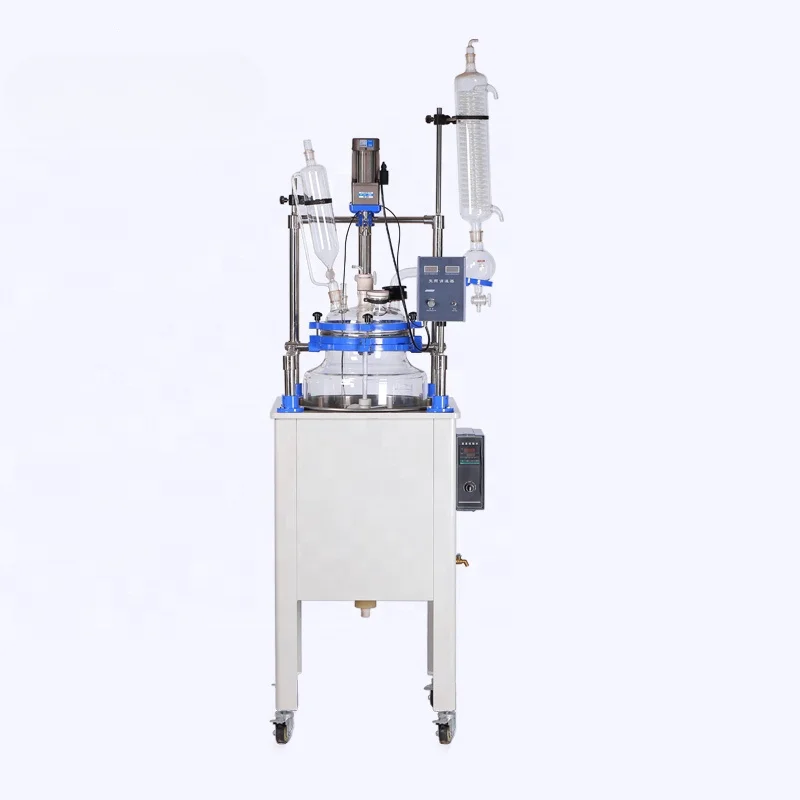 High Quality Laboratory Equipment 200L Biological Single Layer Vacuum Glass Reactor