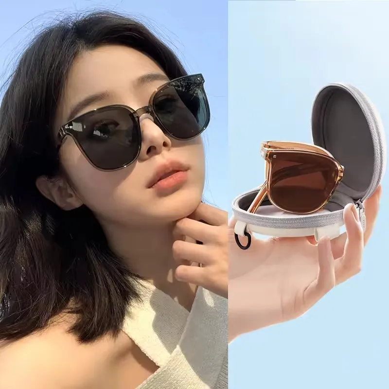 Folding sunglasses, portable, ultra light sun protection, UV protection, sunglasses for both men and women