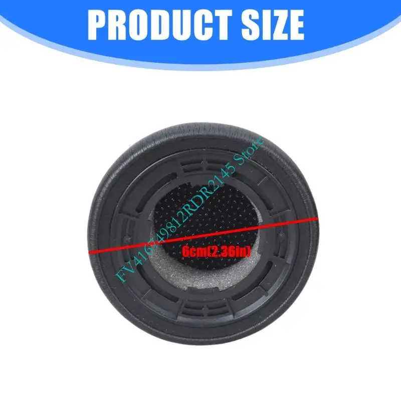 B2EF 1Pair Leder Ohrpolsterohrkissen Abdeckung für WH64 YHS36 WH62 WH66 Kopfhörer