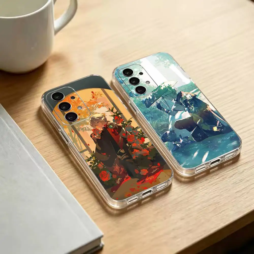 Game W-Wuthering Waves Jinxi  Transparent Phone Case For Samsung S25 S24 S23 S22 S21 S20 Ultra Plus FE Lite Note